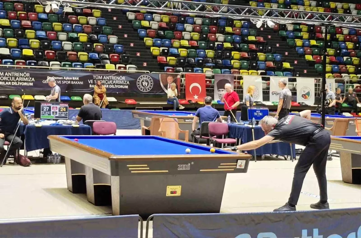 Samsun'da 3 Bant Bilardo Türkiye Şampiyonası Heyecanı