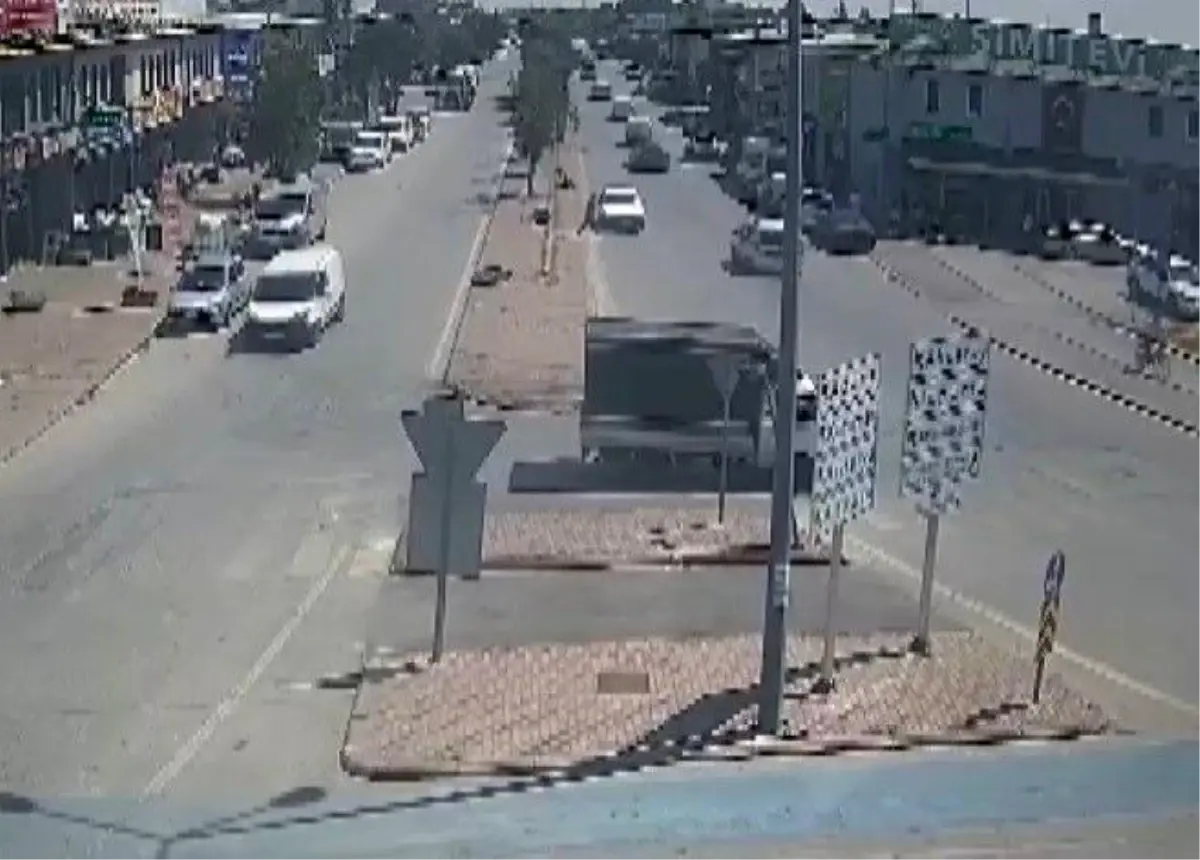 Konya'da Trafik Kazalarının Kameralardaki Görüntüleri
