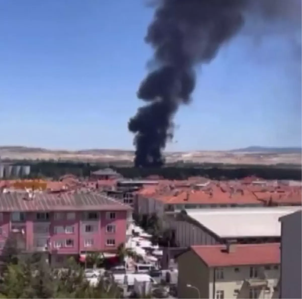 Kütahya'da Hava Er Eğitim Tugayı'nda Yangın Çıktı