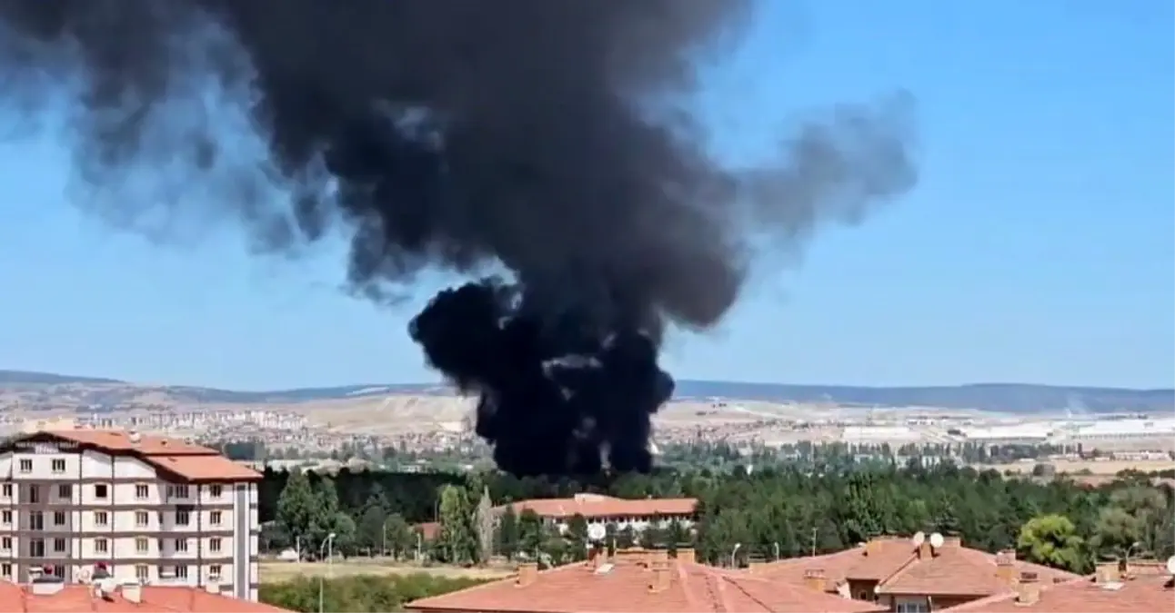 Kütahya Hava Er Eğitim Tugayında Yangın Çıktı