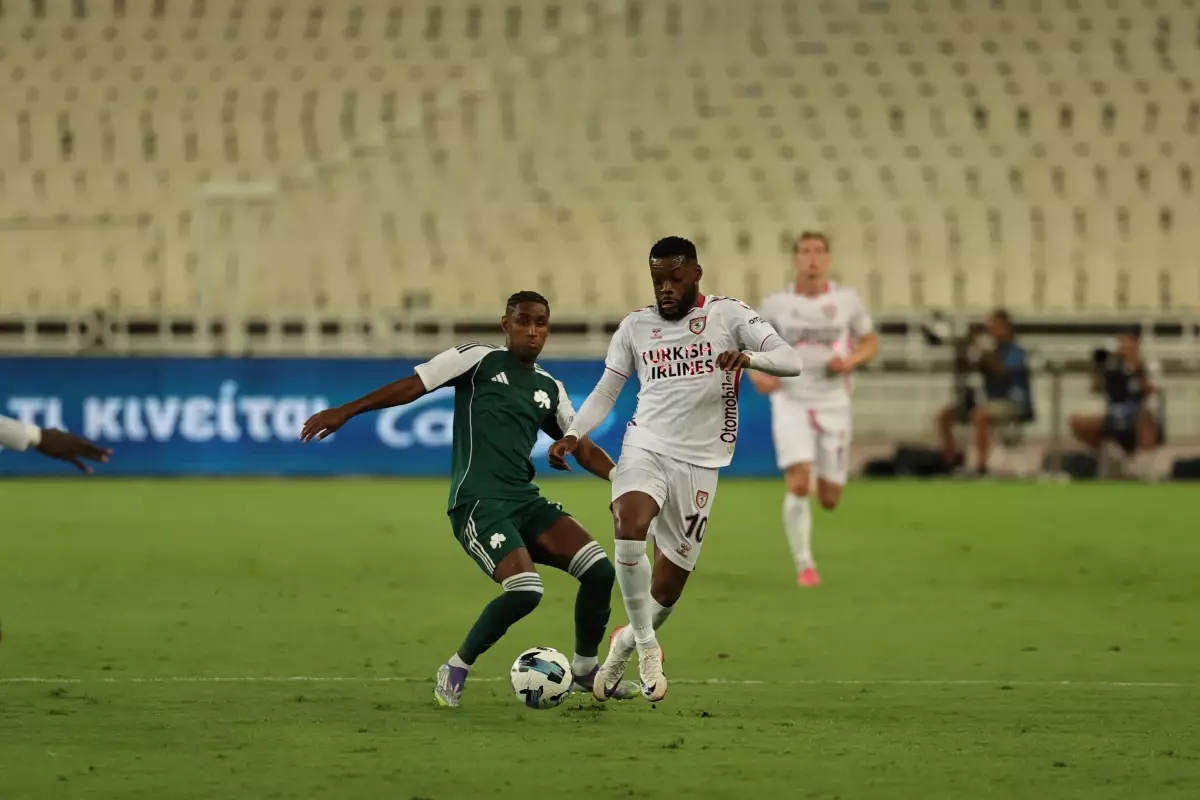 Samsunspor, Panathinaikos'a Mağlup Oldu