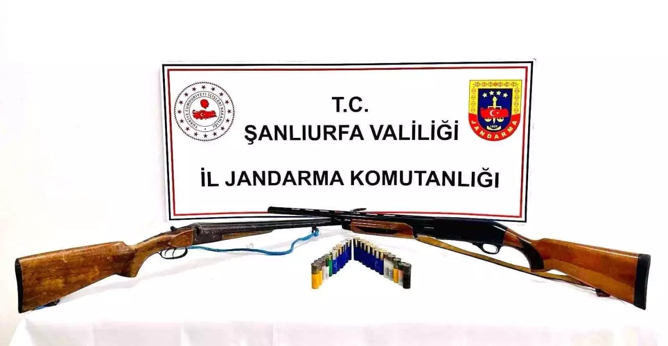 Şanlıurfa'da Yasa Dışı Silah Operasyonu: Çok Sayıda Silah Ele Geçirildi