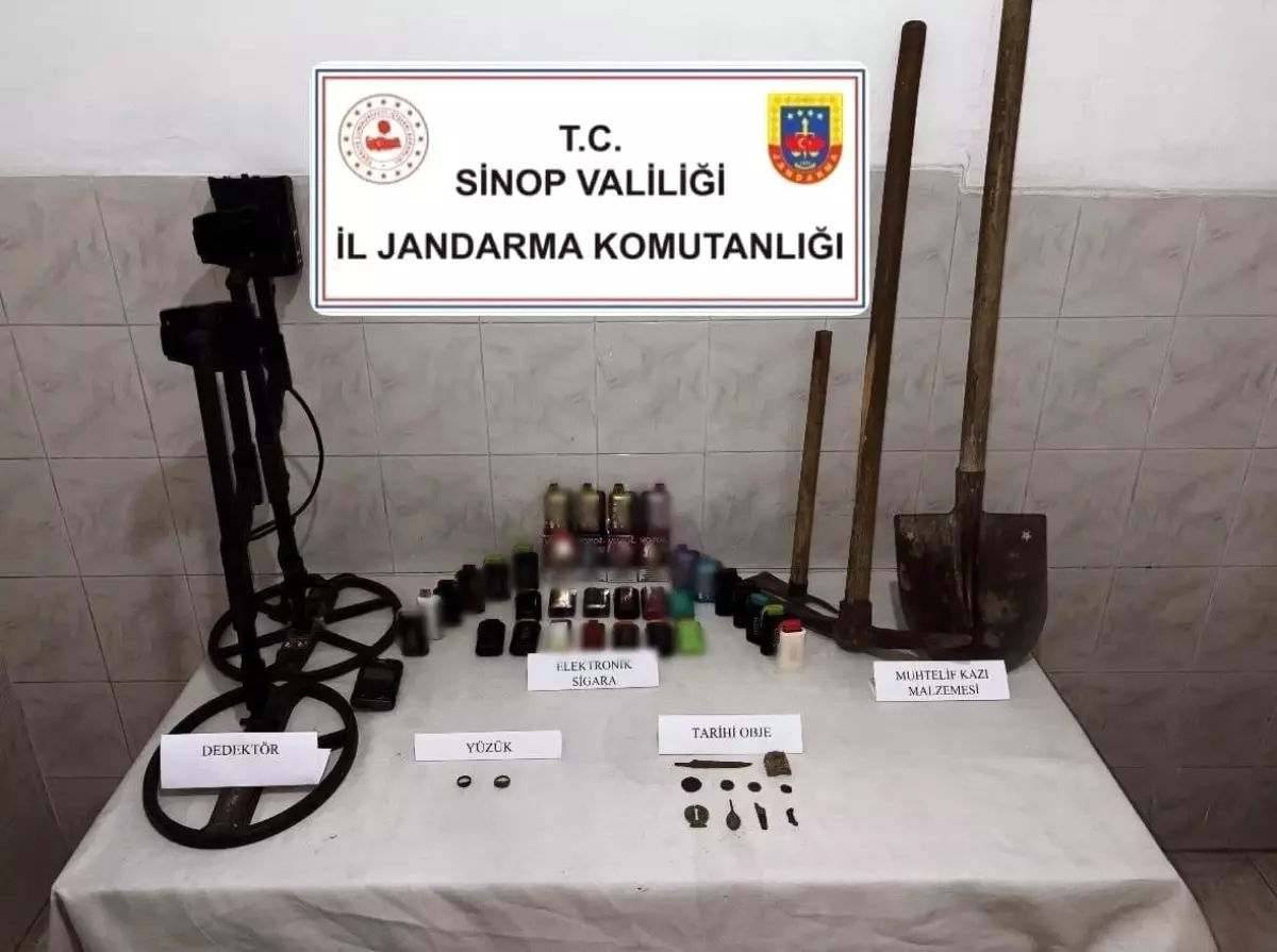 Sinop'ta Tarihi Eser Kaçakçılığı Operasyonu