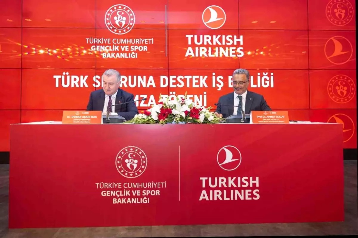 THY ve Gençlik ve Spor Bakanlığı'ndan Türk Sporuna Destek Protokolü