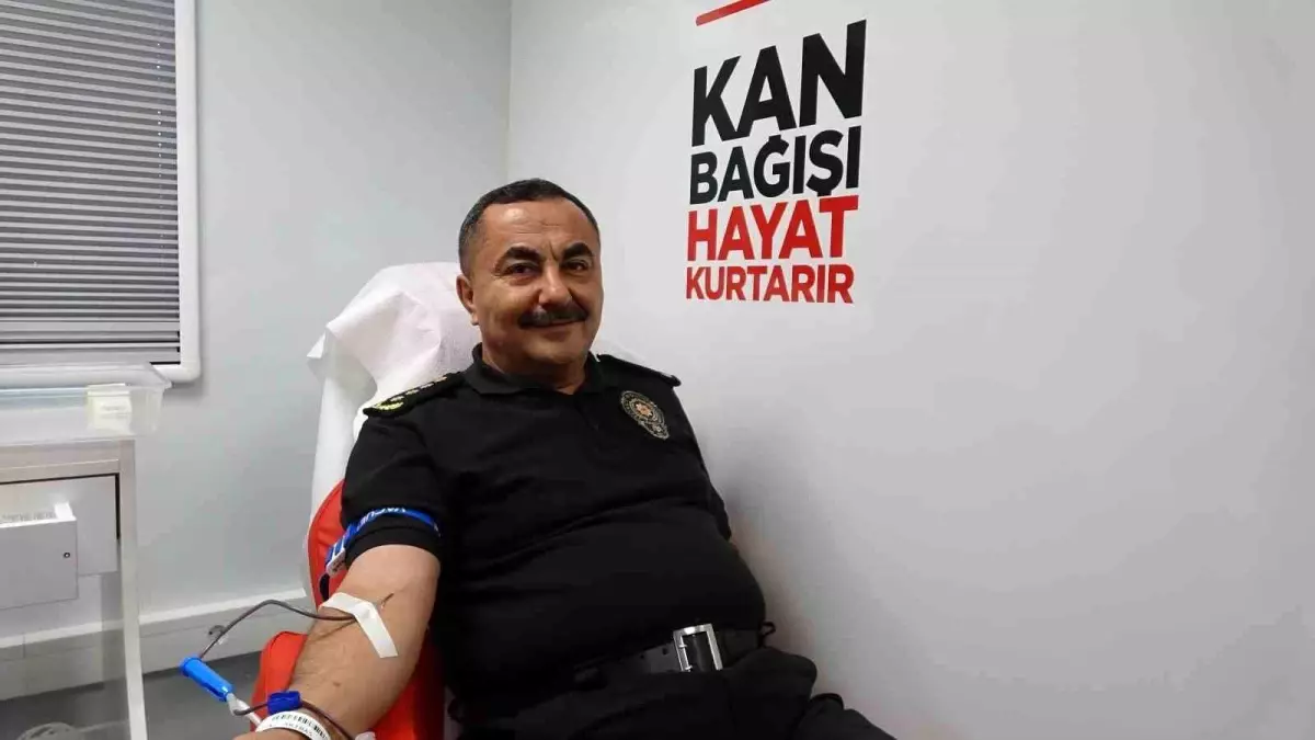 Samsun Emniyet Teşkilatı'ndan Kan Bağışı Kampanyasına Destek
