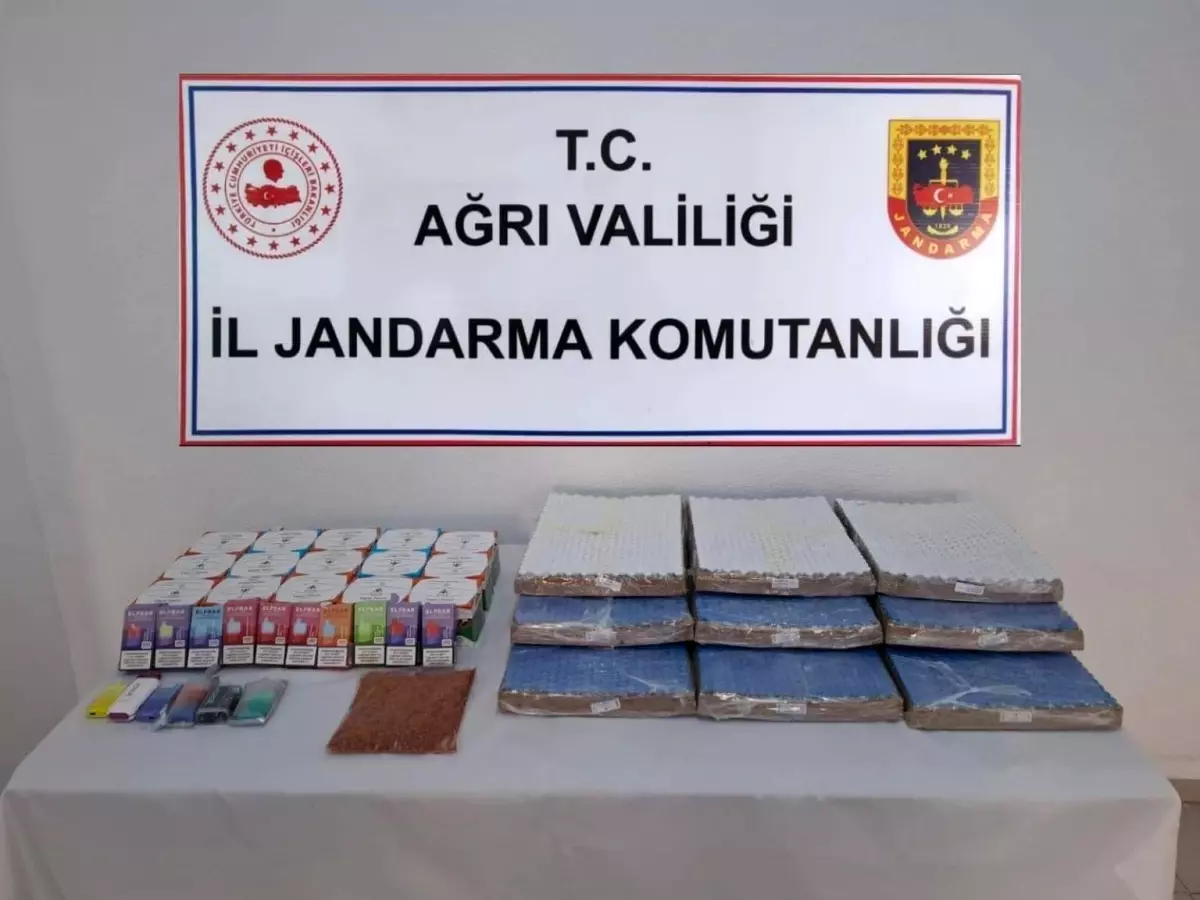 Ağrı'da Kaçak İlaç ve Malzeme Operasyonu