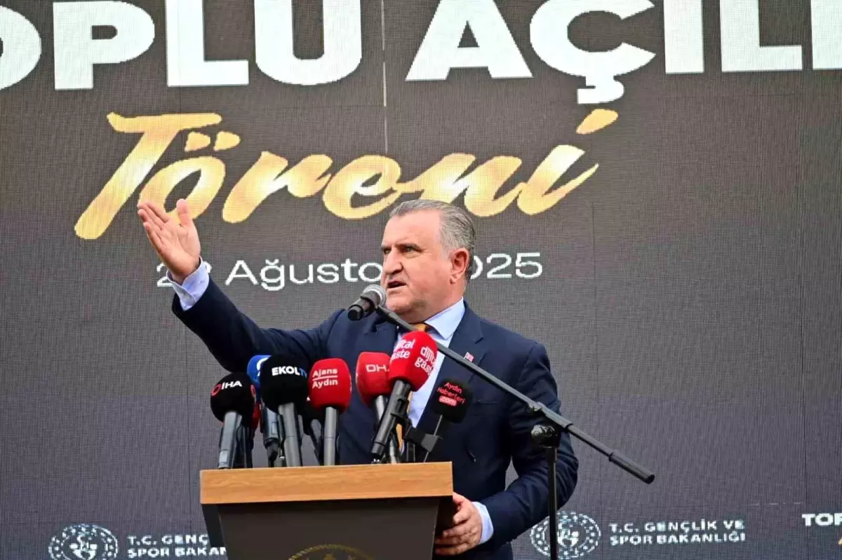 Spor Bakanı Bak, Aydın'da 23 Tesisi Açtı ve Bağımlılıkla Mücadele Vurgusu Yaptı