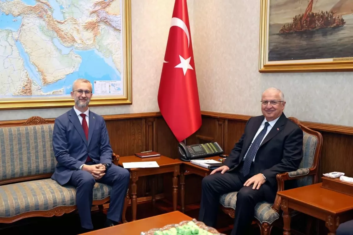 Bakan Güler, Ukrayna Büyükelçisi Dzhelialov'u Kabul Etti