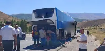 Erzincan'da yolcu otobüsü kaza yaptı! 1 ölü, 4 yaralı