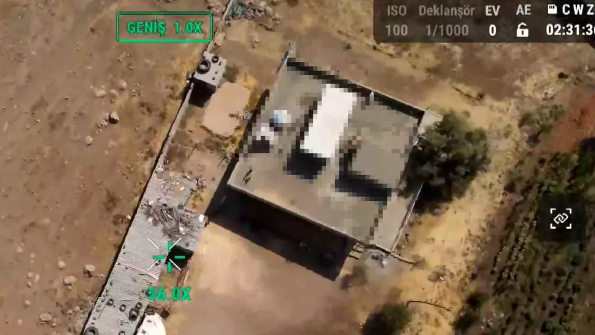 Şırnak'ta Dron Kaçak Elektrik Tarama Faaliyeti Esnasında Vuruldu
