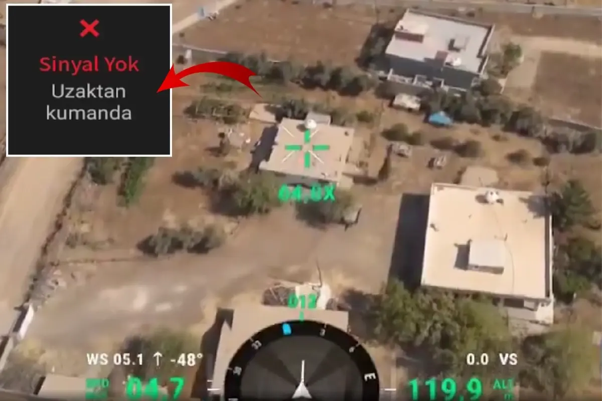 Kaçak elektrik taraması yapan dronu tüfekle vurup düşürdüler