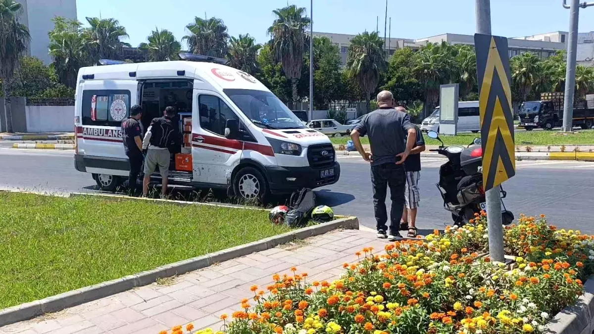 Manavgat'ta Motosiklet Kazası: 1 Yaralı