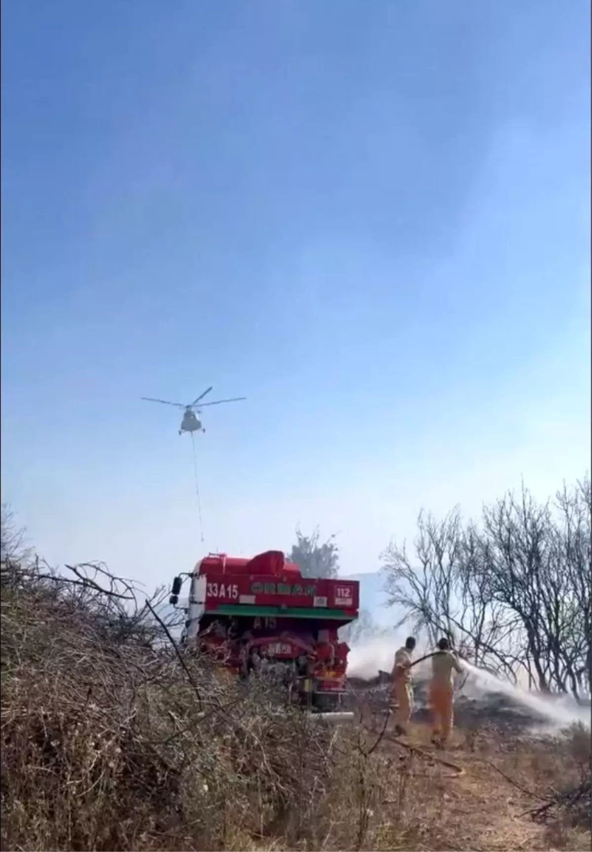 Mersin'de Orman Yangını Kontrol Altına Alındı