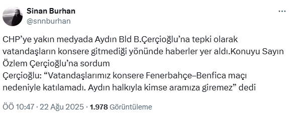 ozlem cercioglu konserdeki bos koltuklarini 18971118 8623 m