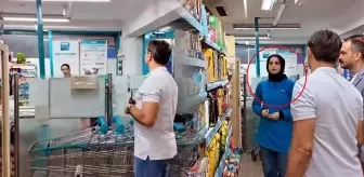Zincir marketi denetime giden belediye başkanı, personelin cevabı karşısında kalakaldı