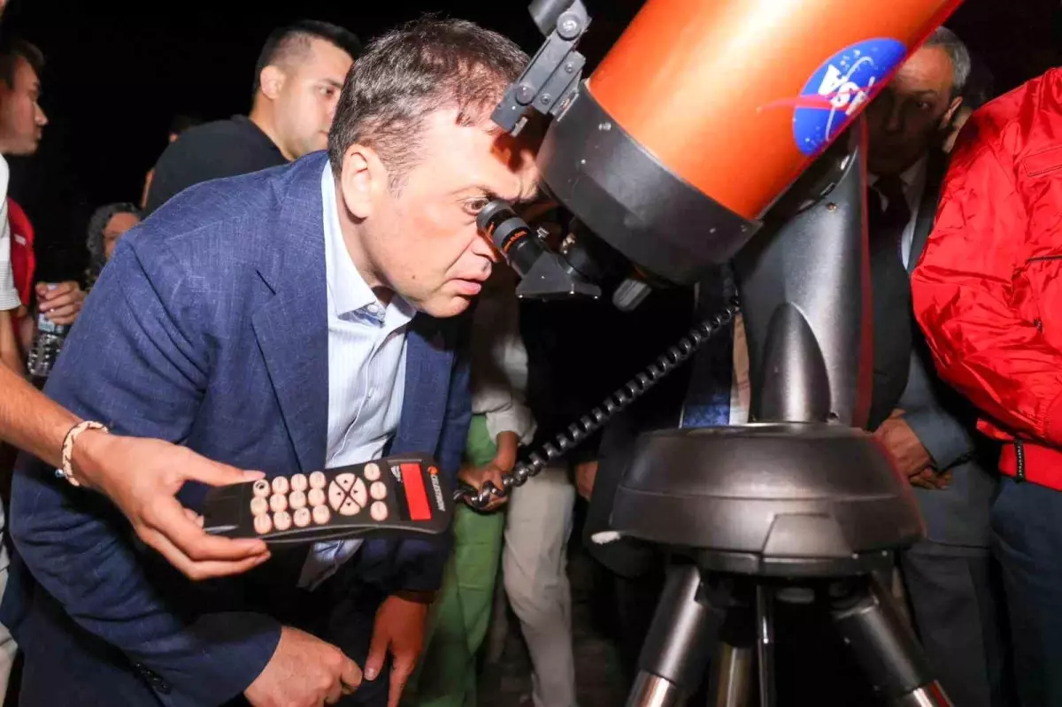 Harmankaya Kanyonu'nda Karanlık Gökyüzü Gözlem Etkinliği Düzenlendi