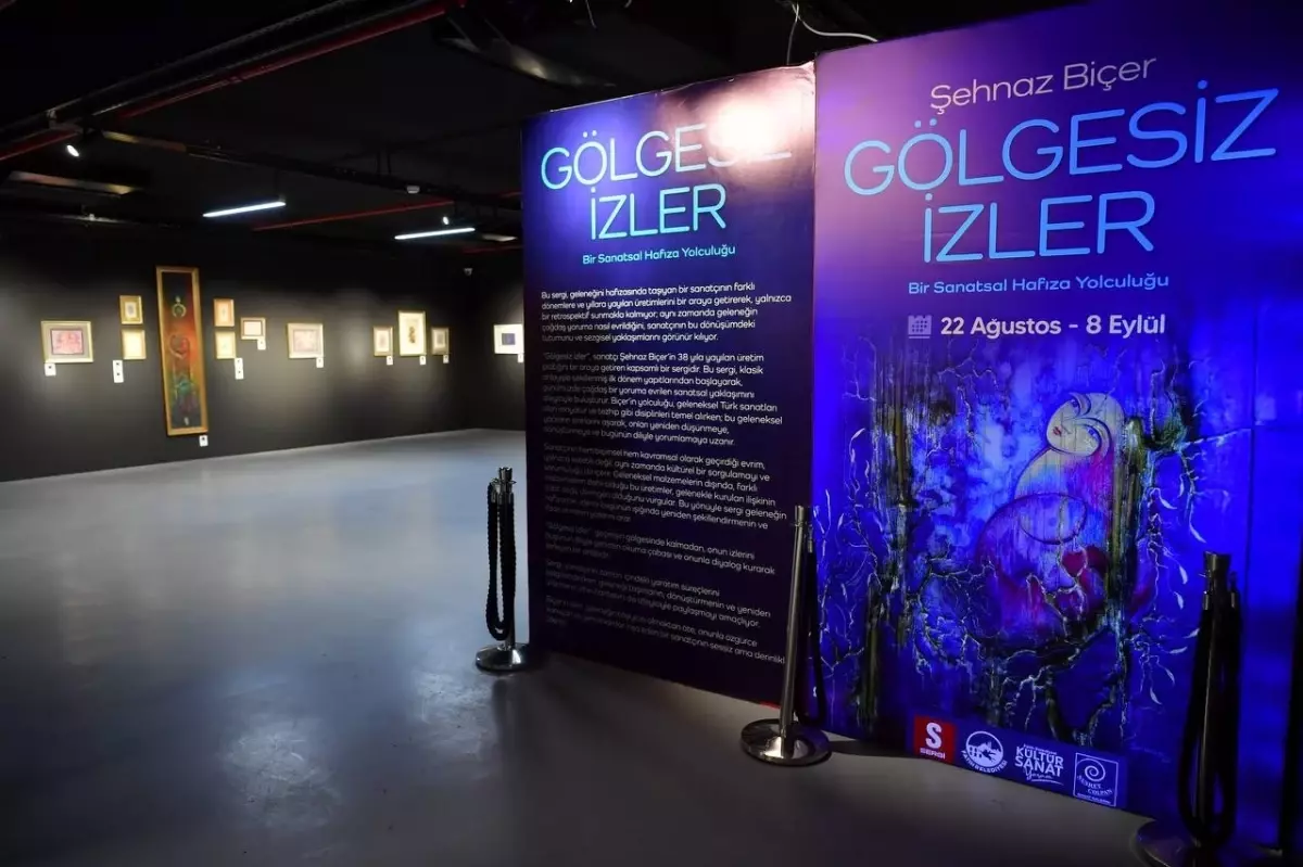 Doç. Dr. Şehnaz Biçer'in 'Gölgesiz İzler' Sergisi Açıldı