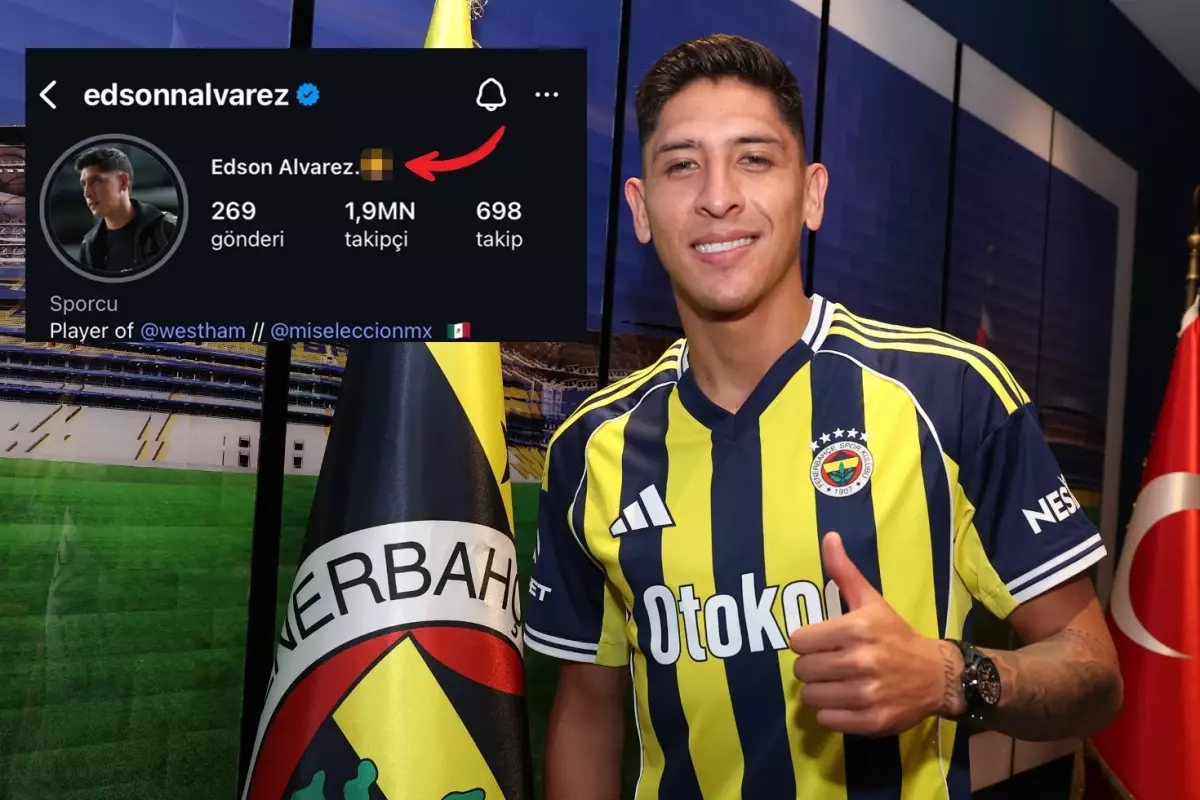 Edson Alvarez, taraftardan gelen tepki sonrası profilindeki o ifadeyi kaldırdı