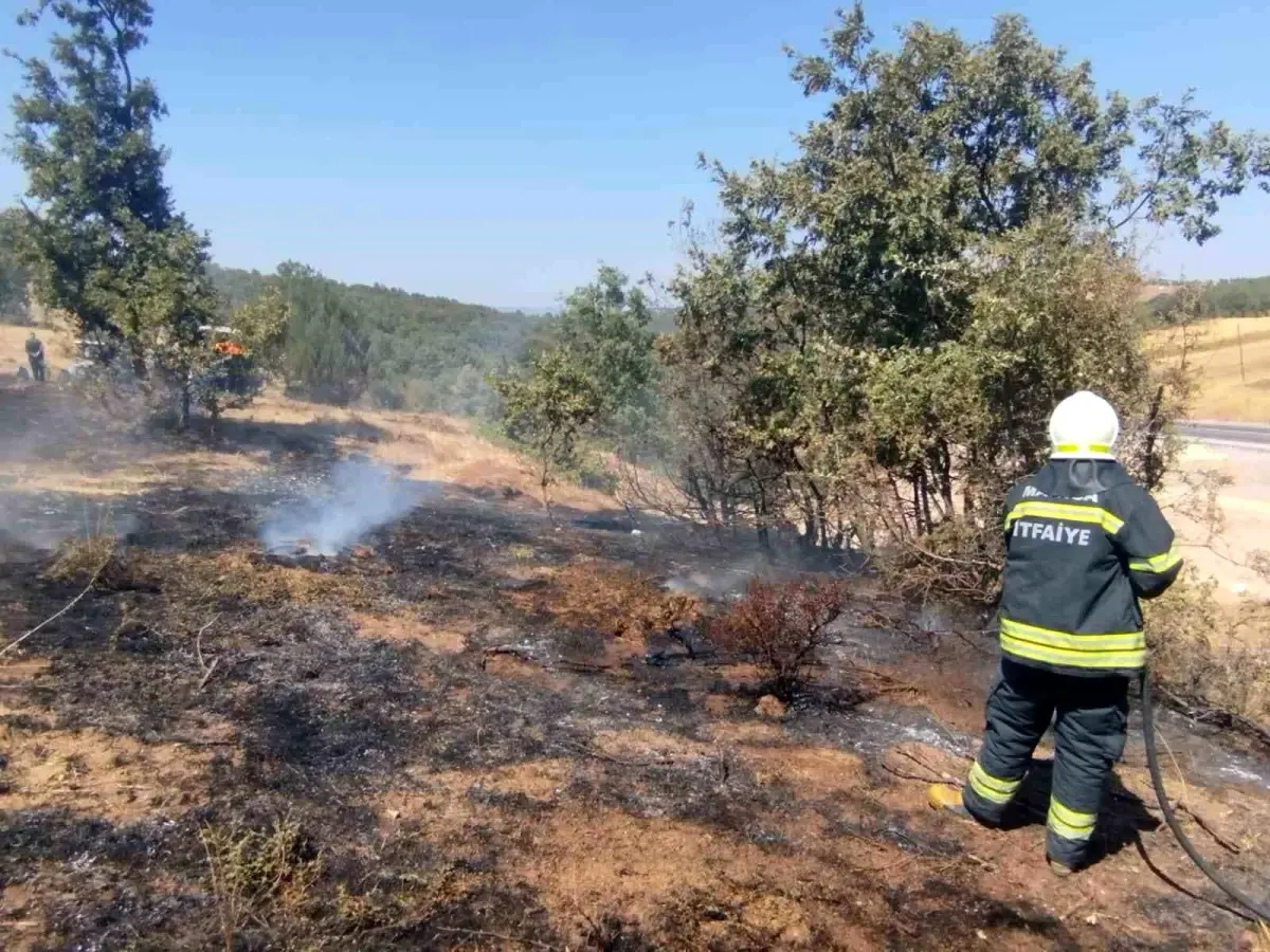 Manisa'da Arazi Yangını Kontrol Altına Alındı