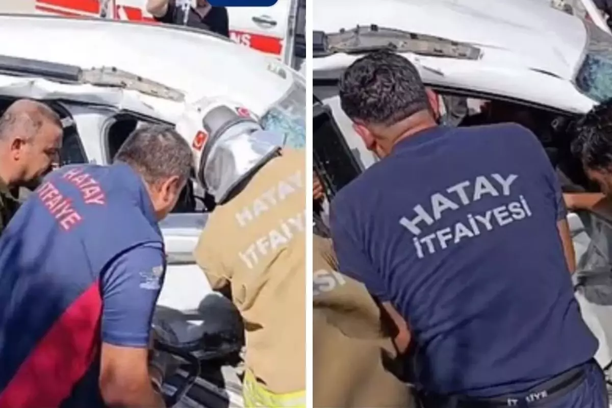 Hatay'da düğün yolunda feci kaza! 3 ölü, 2 yaralı