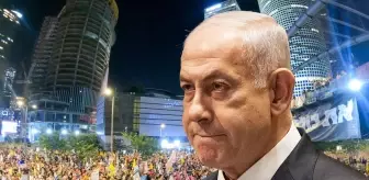 İsrail'de on binlerce kişi Netanyahu'nun Gazze'yi işgal kararını protesto etti