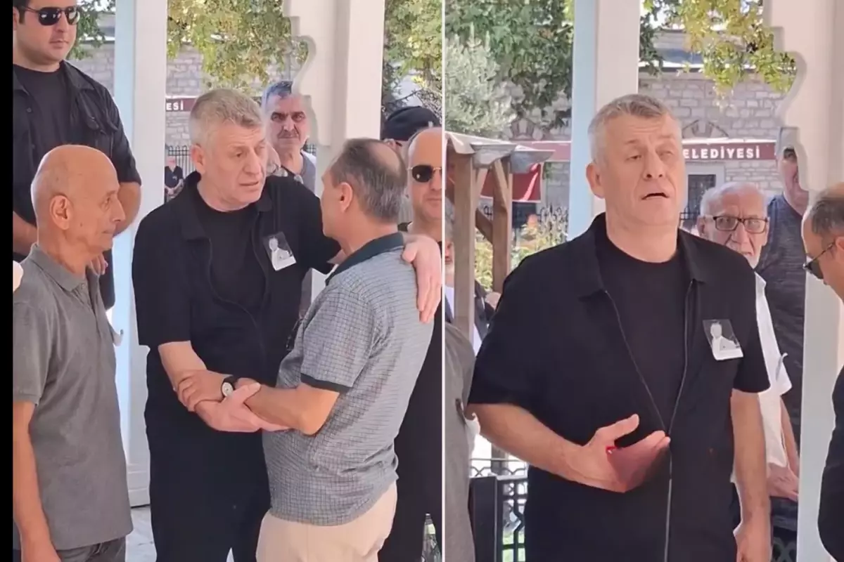 Metin Şentürk'ün kardeşi Bayram Şentürk son yolculuğa uğurlandı