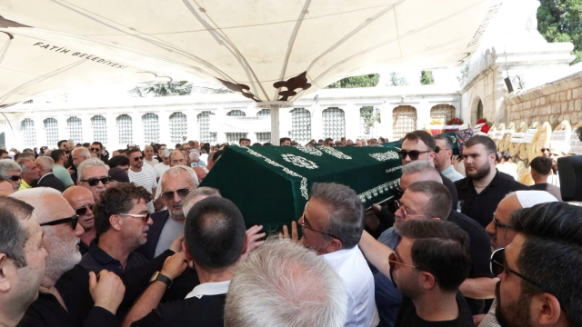 Metin Şentürk'ün kardeşi Bayram Şentürk son yolculuğa uğurlandı