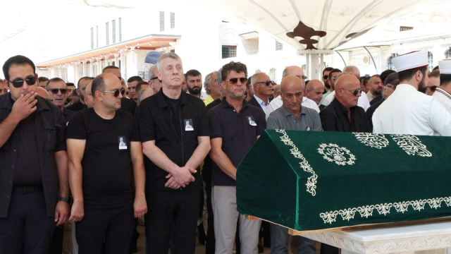 Metin Şentürk'ün kardeşi Bayram Şentürk son yolculuğa uğurlandı