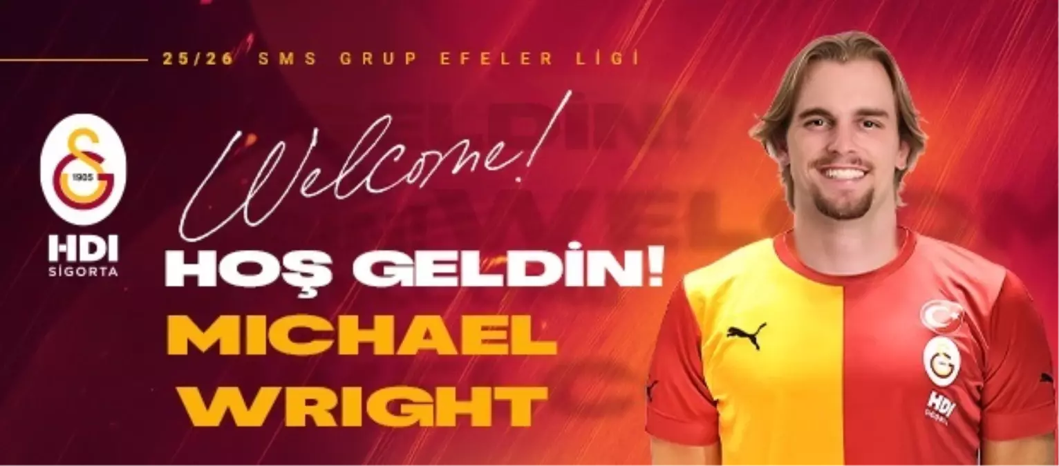 Galatasaray Erkek Voleybol Takımı'na Yeni Transfer: Michael Wright
