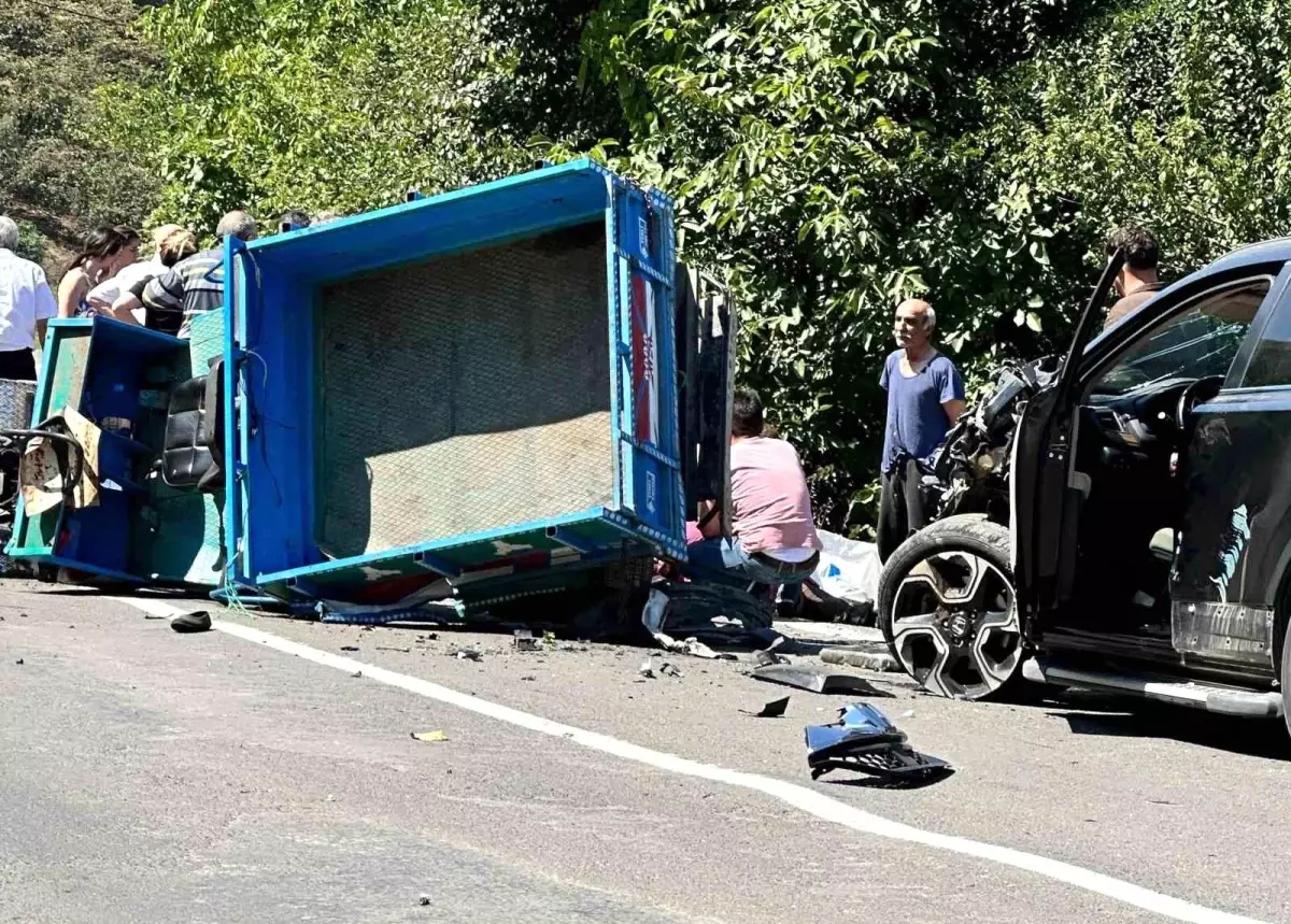 Ordu'da Cip ile Patpat Çarpıştı: 2 Yaralı