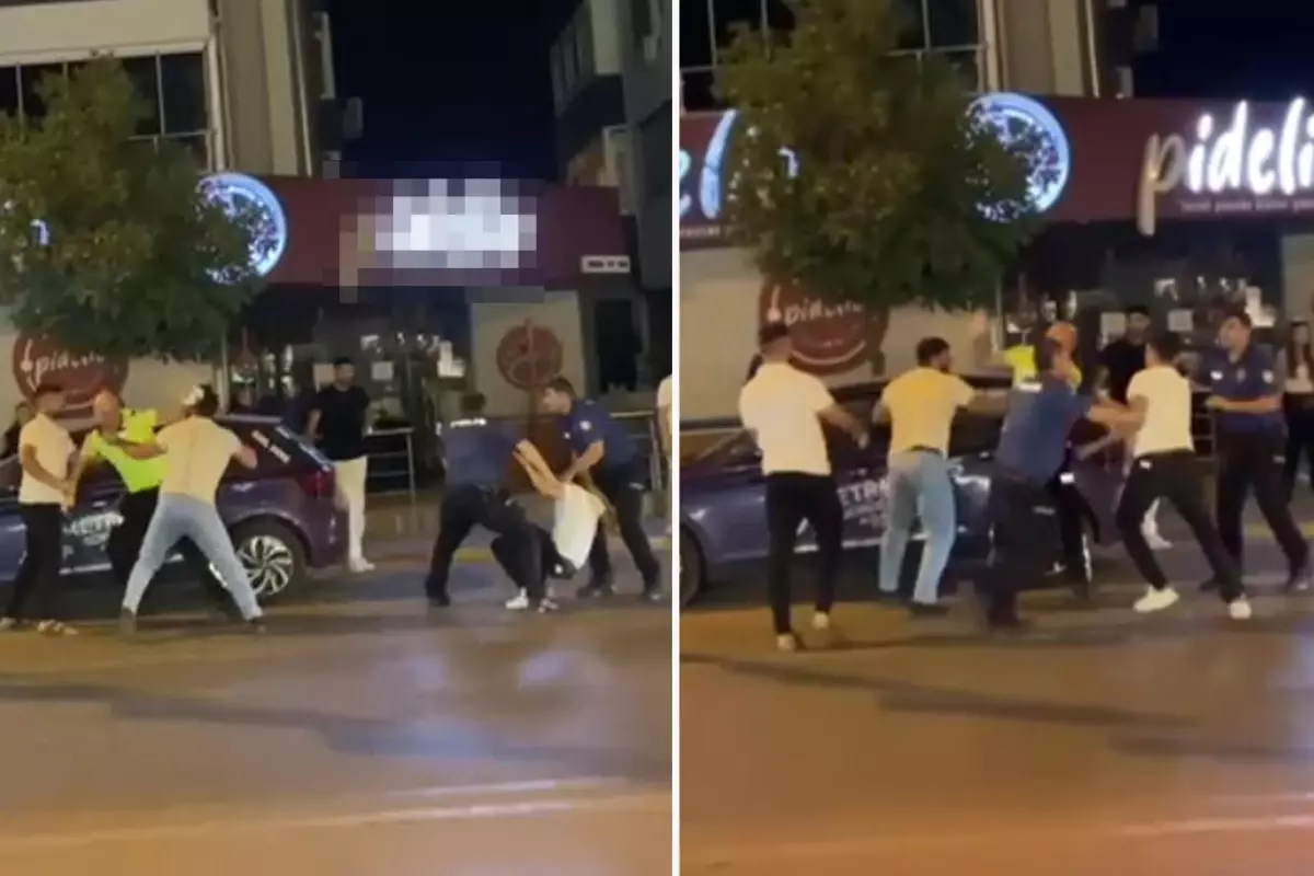 Polise direnip saldırdılar: 2 tutuklama