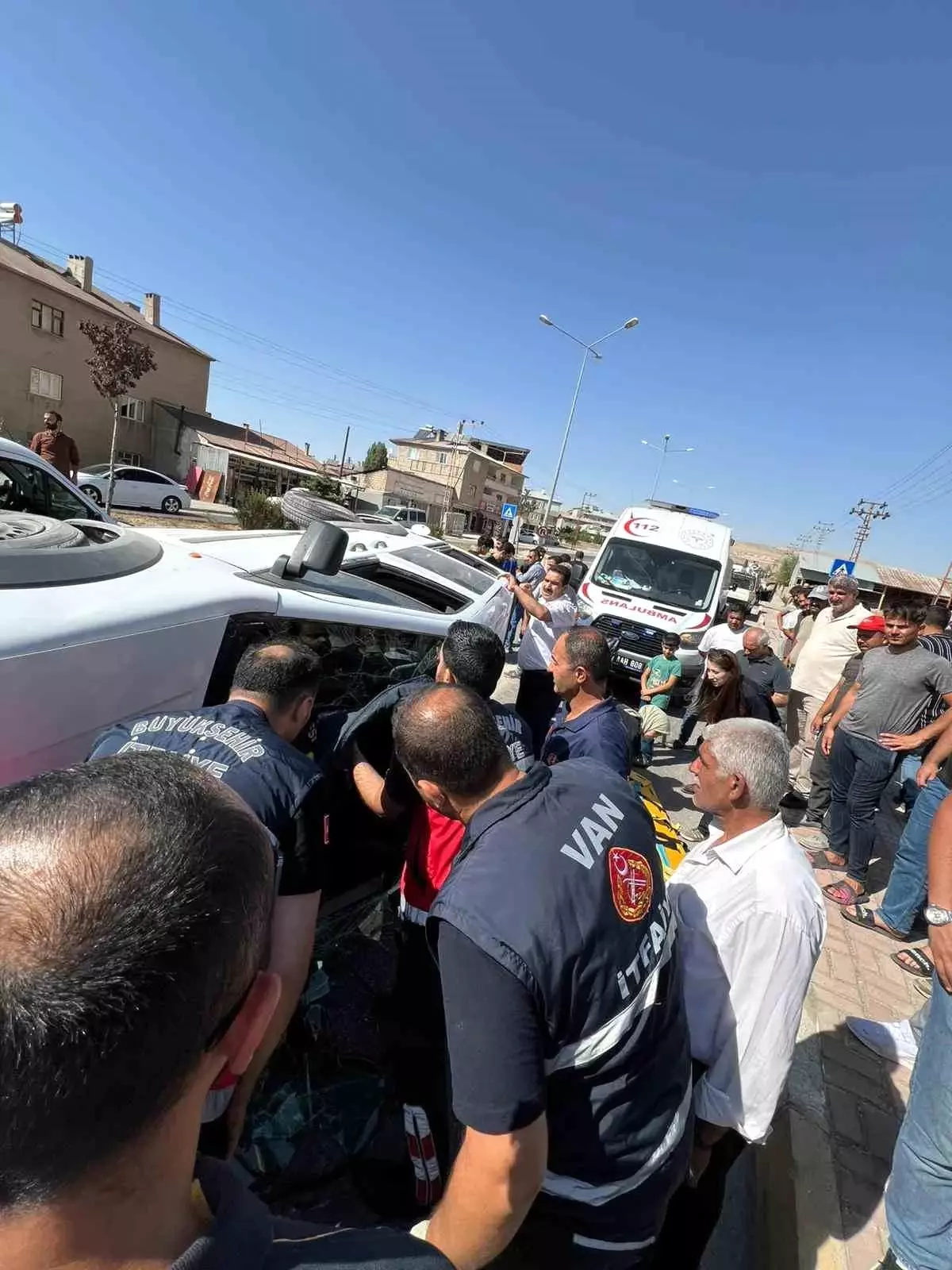 Van'da Trafik Kazası: 1 Yaralı