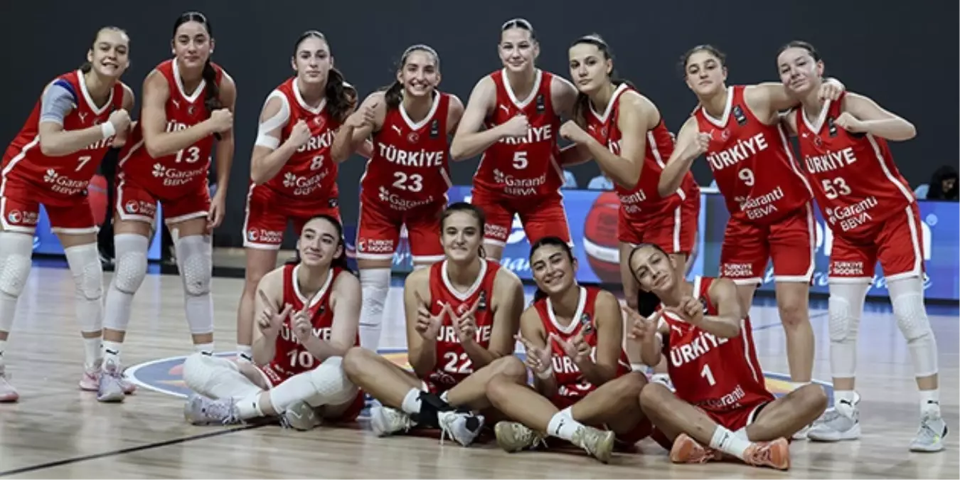 16 Yaş Altı Kız Milli Basketbol Takımı, İrlanda'yı Mağlup Ederek Çeyrek Finale Yükseldi