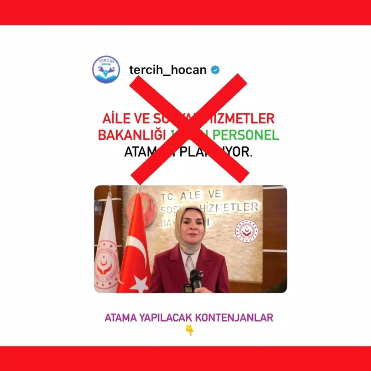 Aile ve Sosyal Hizmetler Bakanlığı'ndan 10 Bin Personel Ataması İddialarına Yalanlama