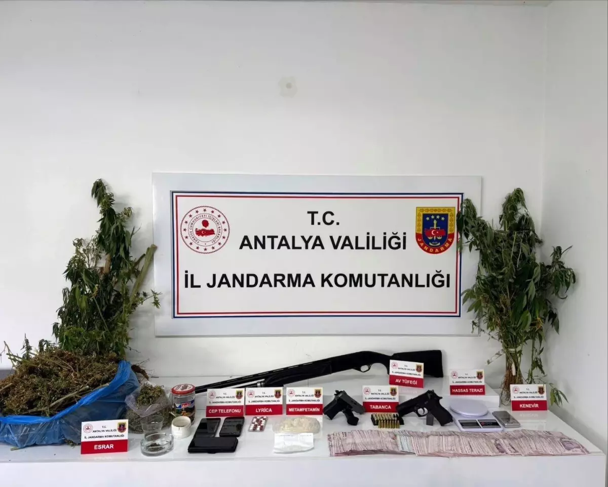 Antalya'da Uyuşturucu Operasyonu: Çok Miktarda Madde Ele Geçirildi