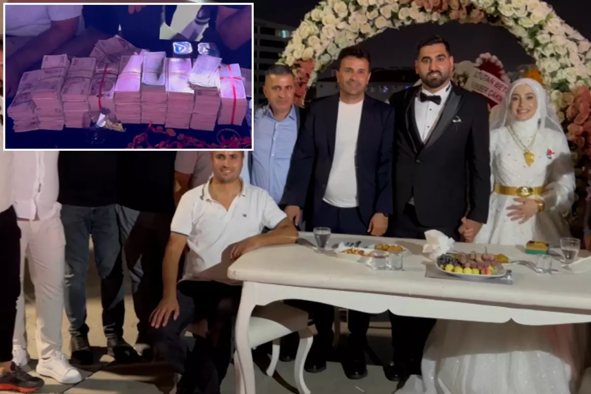 Aşiret düğününde gelinle damada 20 milyon lira ve 5 kilo altın takıldı