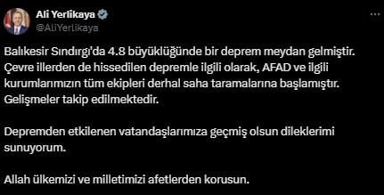 balikesir de iki dakika arayla 4 8 ve 4 2 18977836 2049 m