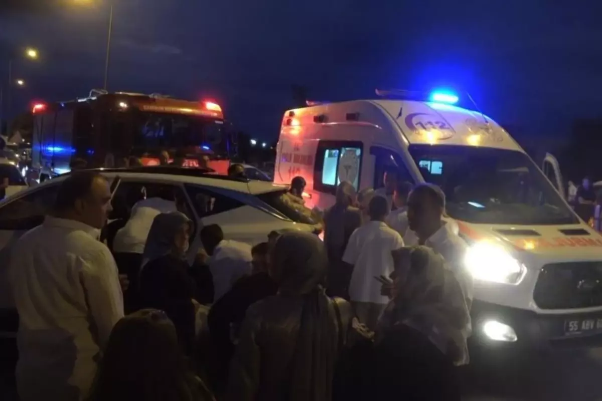Düğün konvoyunda korkunç kaza! Gelin hastaneye kaldırıldı