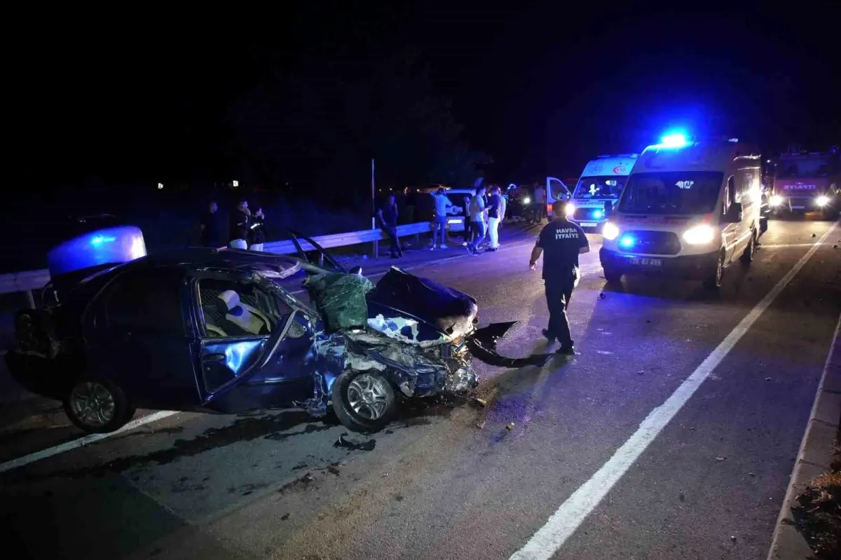 Edirne'de Trafik Kazası: 5 Yaralı