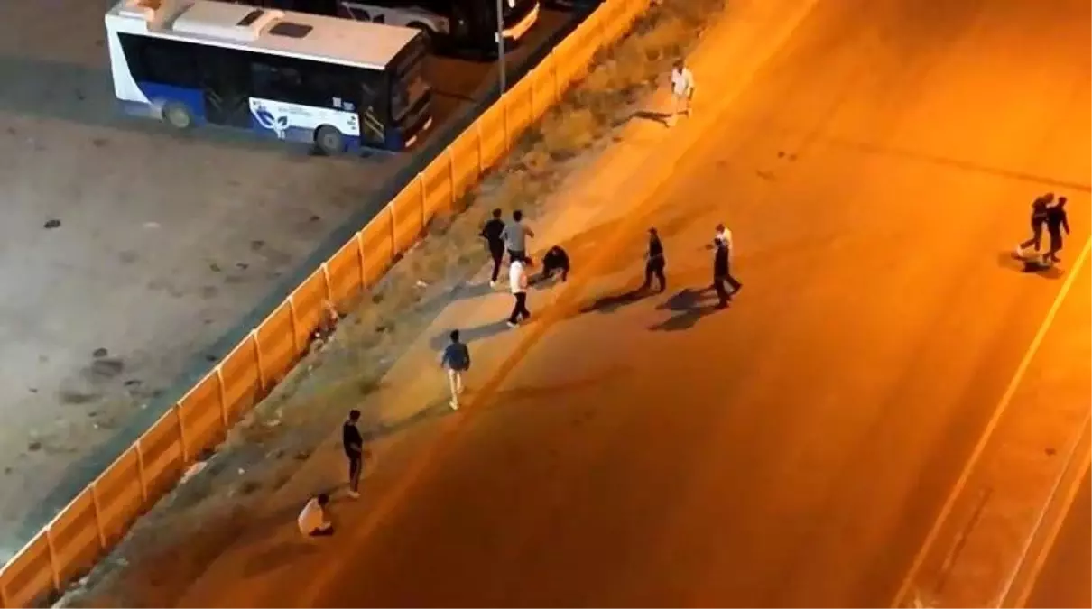 Elazığ'da Dronla Kaydedilen Kavga