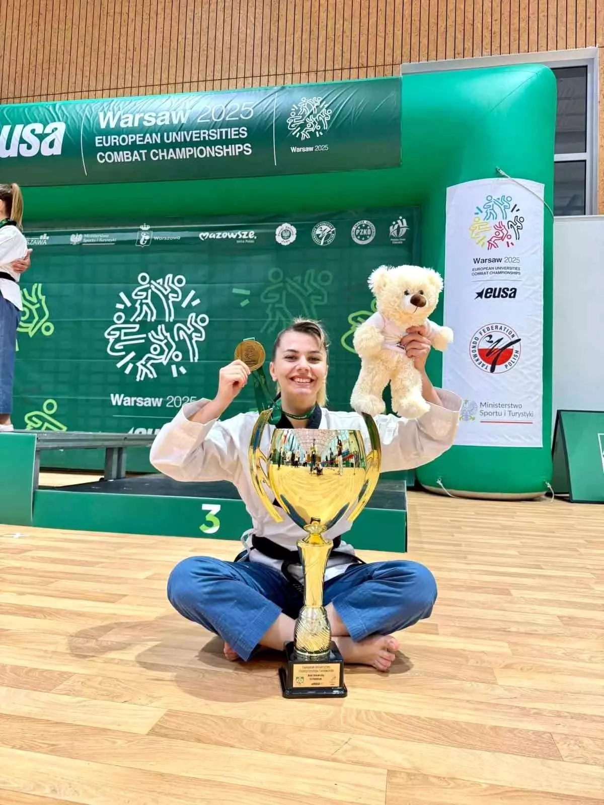 Gülsena Karakuyulu, Avrupa Taekwondo Şampiyonu Oldu