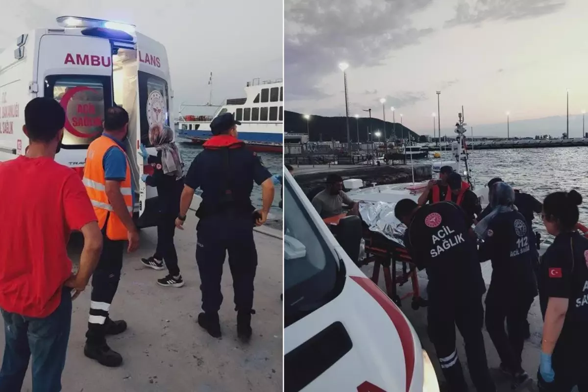 Feribotta can pazarı! Genç kadın atladı, yolcu kurtardı