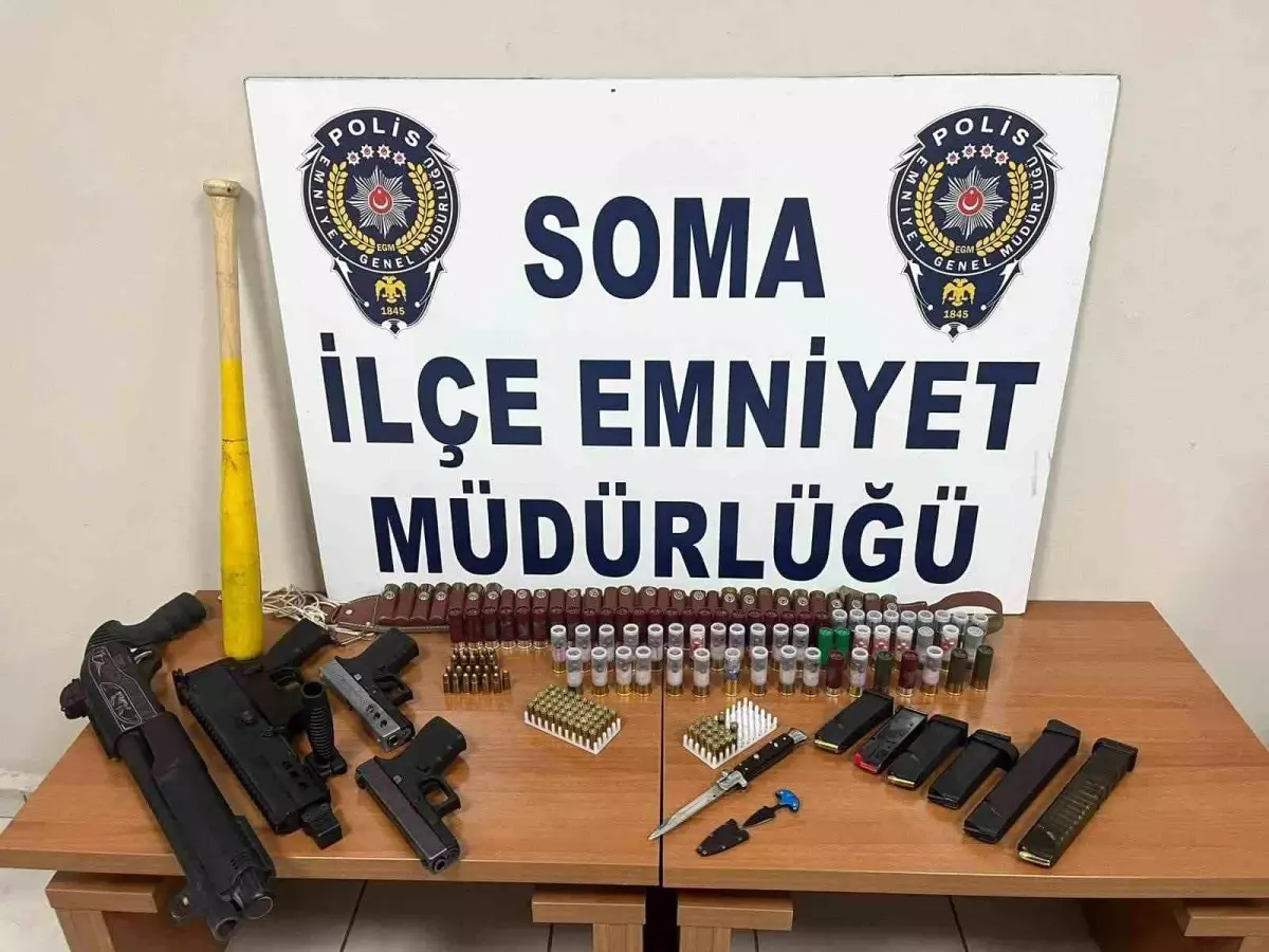 Soma'da Operasyonda 5 Şüpheli Tutuklandı, 2 Polis Memuru Yaralandı