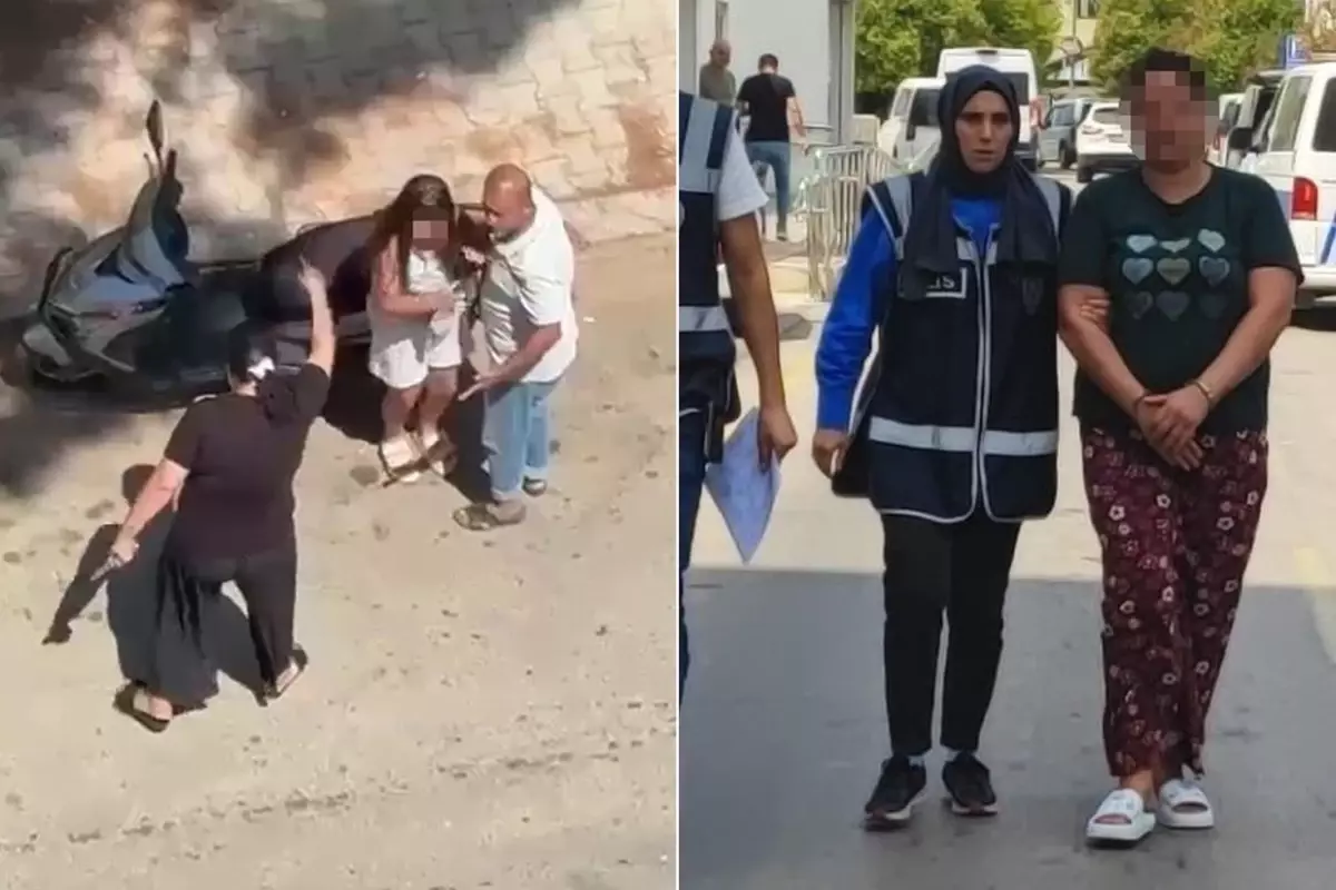 İşte 10 yaşındaki kızını sokakta bıçakla kovalayan annenin ifadesi! Sebebi şoke etti