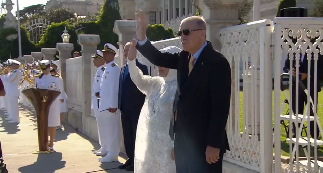 The guardians of the Blue Homeland saluted Istanbul and President Erdoğan