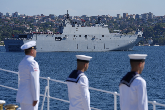 The guardians of the Blue Homeland saluted Istanbul and President Erdoğan