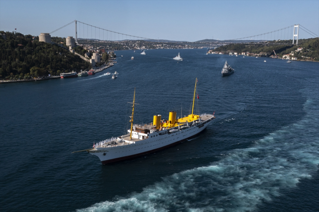 The guardians of the Blue Homeland saluted Istanbul and President Erdoğan