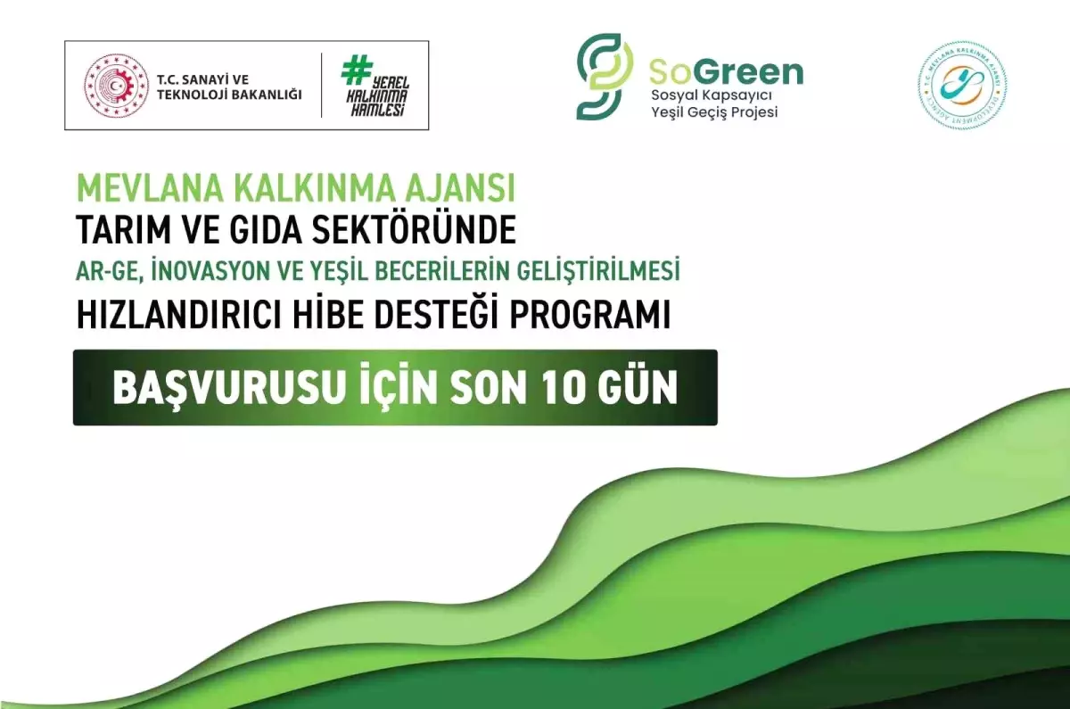 MEVKA'dan Tarım ve Gıda Sektörüne 30 Milyon TL Hibe Desteği
