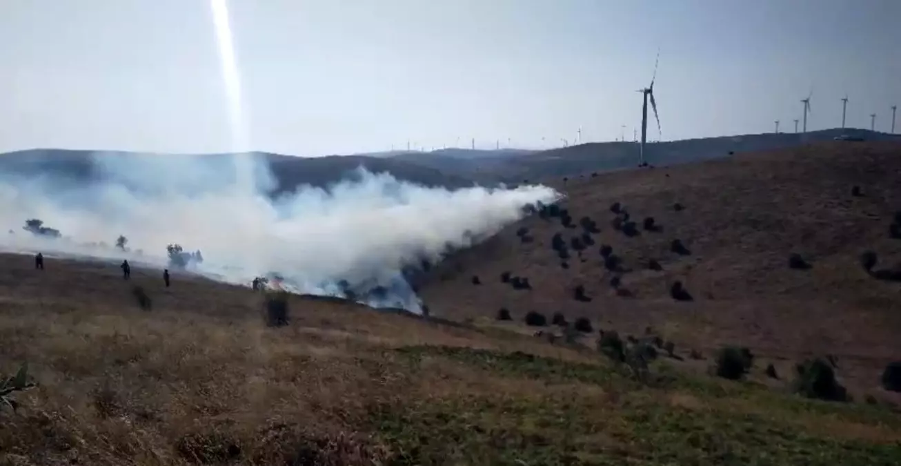 Tokat'ta örtü yangını kontrol altına alındı