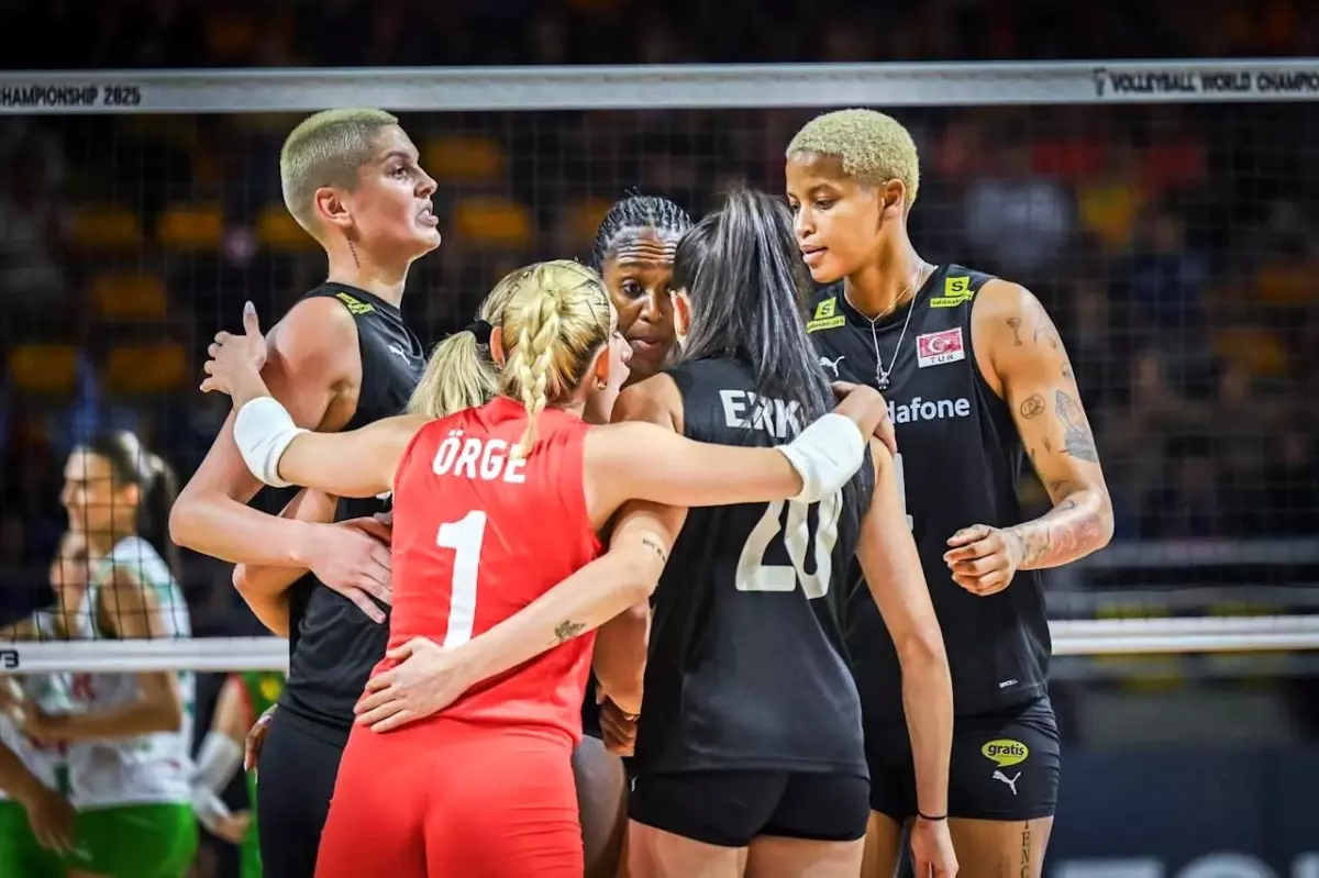 A Milli Kadın Voleybol Takımı, Dünya Şampiyonası'nda 2. Galibiyetini Aldı